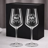 Wanapix | Copas de Vino Personalizadas | Copa de Cristal Grabada
