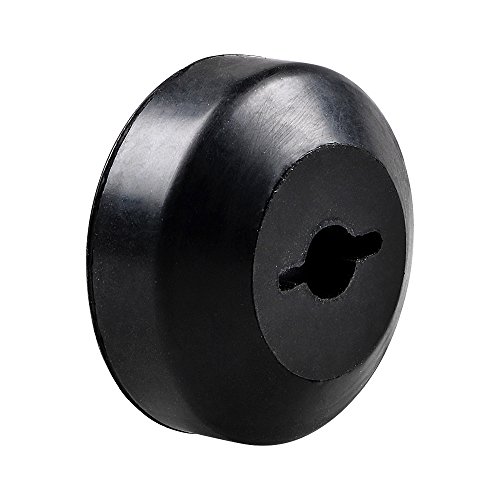 amopacorp 1X Black Rubber Winch Rope Stopper 1500-6000lbs Compaitble with 3/16 inch 1/4