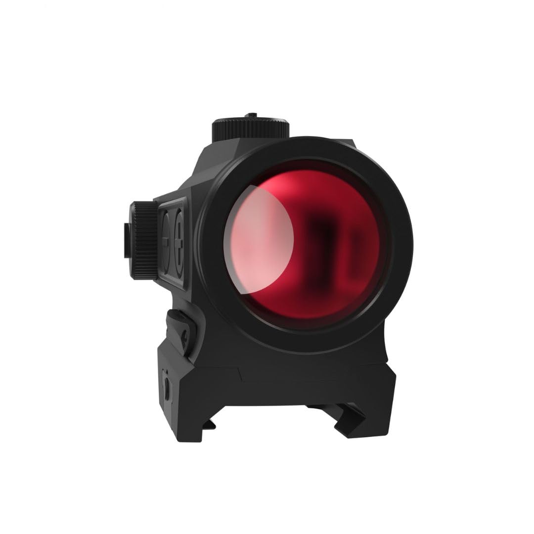 Holosun HS403C Microdot Rotpunkt Visie mit 2MOA Punkt Absehen und Solarzelle, schwarz, Picatinny Schiene, für die Jagd, Sportschießen und Softair, Tactical Micro red d… - 70127386