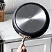 All-Clad Hard Anodized Expert Nonstick 10-Inch Wok Pan, Stay-Cool Handle, Dishwasher-Friendly, Oven-Safe Up to 500°F, Wok for Stir Fry, Induction Ready, Compatible with All Cooktops, Black