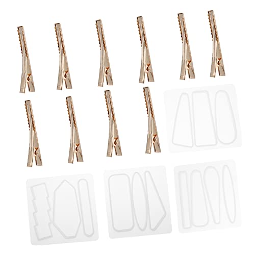 STOBOK 14 Uds Molde De Silicona Para Horquilla Gel De Sílice Hágalo Usted Mismo Manual De Señorita