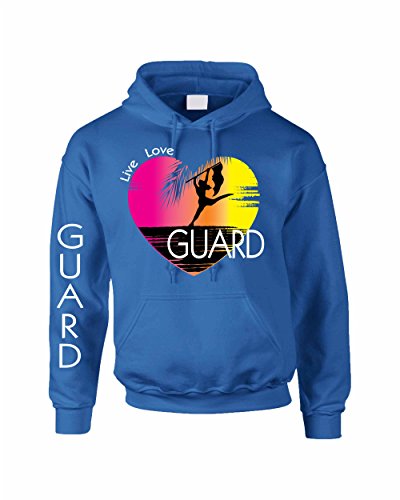 ALLNTRENDS Adult Hoodie Sweatshirt Guard Art Pink Print Love Cool