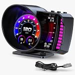NHOPEEW – NHOPEEW 3,5 Zoll GPS+OBD2 Head-Up-Display Auto für alle auto