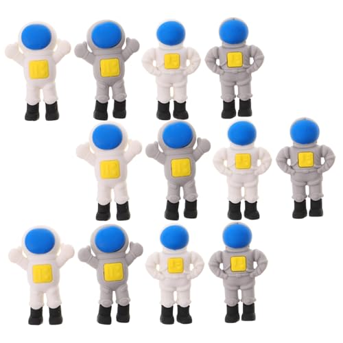 NULYLU 48個 宇宙飛行士消しゴムバルク かわいい卓上消しゴム 宇宙教室の賞品 書いたり絵を描いたりする