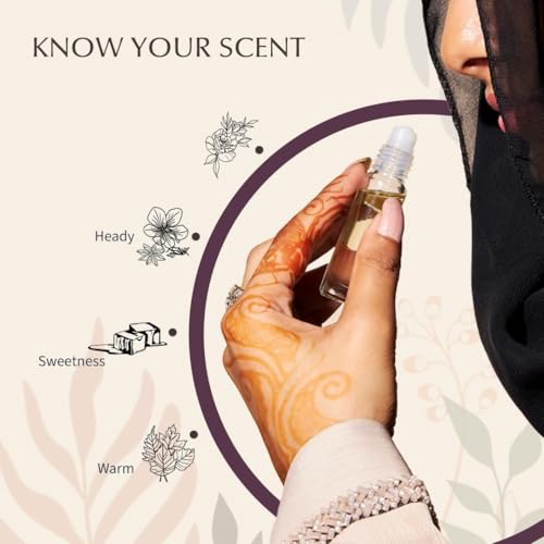 Image of Aqua Cool Attar | Arabic & French Blend | Unisex Non-Alcoholic Roll-On | Long Lasting Religious & Personal Use /Natural Attar For Men And Women - 6 ML