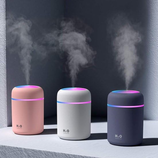 SHOPORIA Ultrasonic Cool Mist Humidifier & Aroma Diffuser for Home | Room Air Moisture Purifier | Essential Oil Diffuser with LED Light | Quiet Mini Mist Maker for Bedroom, Office (Multicolour)-image-46