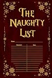 Photo Gallery the naughty list: a christmas-themed 6" x 9" hardcover logbook with alphabetical index: chronicle their good and bad deeds all year round Photo Gallery the naughty list: a christmas-themed 6" x 9" hardcover logbook with alphabetical index: chronicle their good and bad deeds all year round