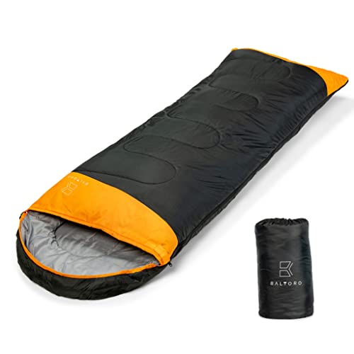 Baltoro’s Erebus Sleeping Bags For Adults - Ultra Lightweight, Allergy-Free Camping Sleeping Bags - Double Zipper Waterproof Travel Sleeping Bag - Three Season Backpacking Sleeping Bag #TOP27