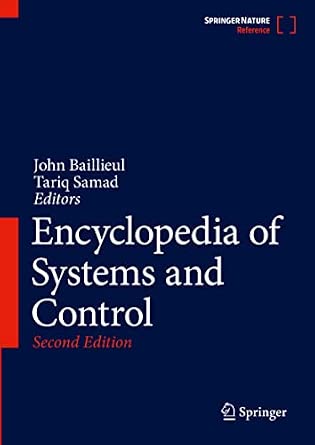 Encyclopedia of Systems and Control 2nd ed. 2021 Edition book cover