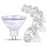 GECXGY MR16 Halogen Bulb 50W GU5.3 12V, Dimmable Spotlight 3000K Warm White, 36° Beam Angle, 4000 Hours Life, Dichroic Reflector for Ceiling Lights & Track Lighting - 6Pack