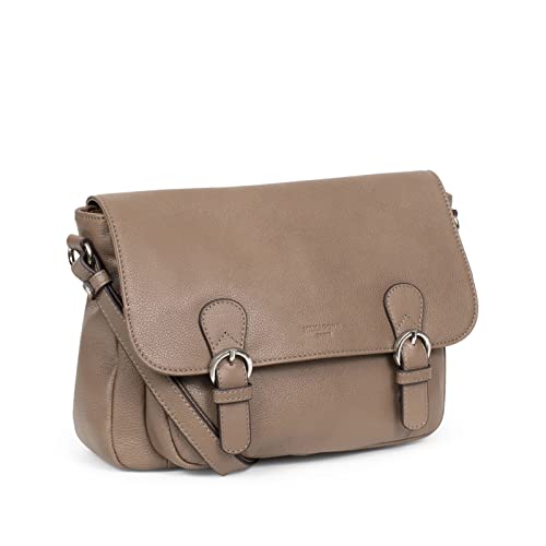 Hexagona Sac Gibeciere en cuir Ref 55614 Ecorce 35