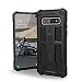 Produktbild Urban Armor Gear Monarch Hülle für das Samsung Galaxy S10 nach US-Militärstandard [Qi kompatibel, Sturzfest, Verstärkte Ecken, Leder] - schwarz