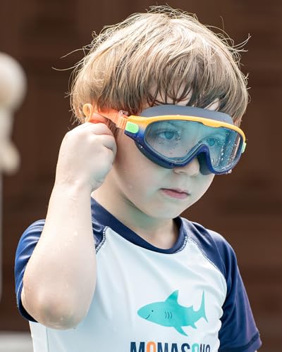 Image of Swim Goggles for Kids 6-12, Wide View Anti-Fog UV Protection No Leaking,Boys Girls Youth Swimming Goggles