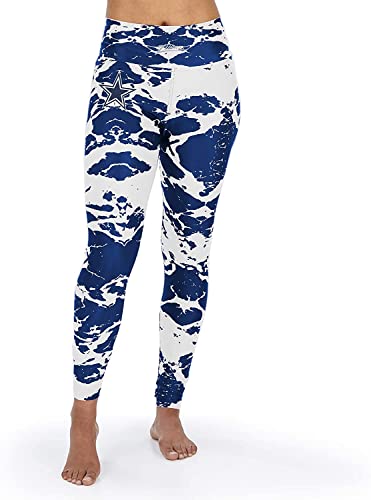 Leggings NFL mujer New Orleans Saints Zubaz pantalones deportivos de lava negro y dorado XS