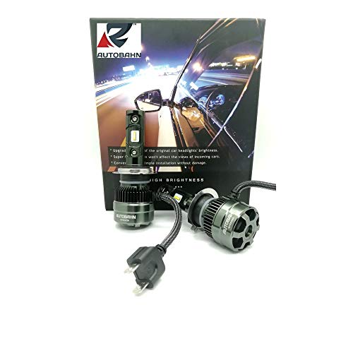 Image of AUTOBAHN LED R6 Customized CSP 12000lm 6000K Headlight Bulb for Car (White, 12V, 35W, 2 bulbs, H7)