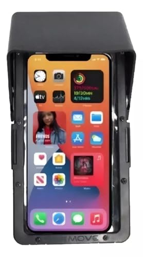 Suporte de celular a prova d'água para moto com base metalica, suporte de telefone de motocicleta c