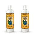 Earthbath Oatmeal & Aloe Pet Shampoo - Vanilla & Almond, Itchy & Dry Skin Relief, Soap-Free, for Dogs & Cats, 100% Biodegradable & Cruelty Free, Give Your Pet That Heavenly Scent - 16 Fl. Oz (2 Pack)