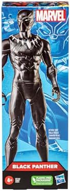 Marvel, Action Figure, Pantera Negra - Figura Articulada em Grande Escala com 20 cm - A partir de 4 Anos