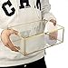 Hipiwe Vintage Glass Keepsake Box - Rectangle Jewelry Display Organizer, Vanity Lidded Home Decor Accent for Storage Trinket Rings Bracelet Rock - X-Large