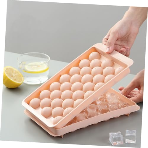Molde para bolas de hielo con tapa NUOBESTY 4 piezas miniatura 3