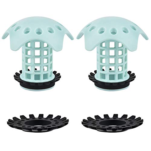 Bathroom Sink & Bathtub Drain Protector Hair Catcher/Strainer/Snare/Trap,2PCS