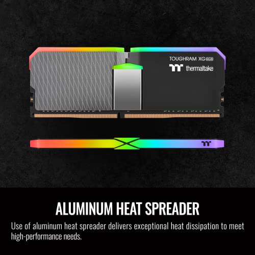 Image of Thermaltake TOUGHRAM XG RGB DDR4 3600MHz 64GB (32GB x 2) 16.8 Million Color RGB Alexa /Razer Chroma /5V Motherboard Syncable RGB Memory R016R432GX2-3600C18A