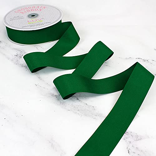 Creative Ideas Solid Grosgrain Ribbon, 1-1/2-Inch By 50-Yard, Emerald Green #TOP2