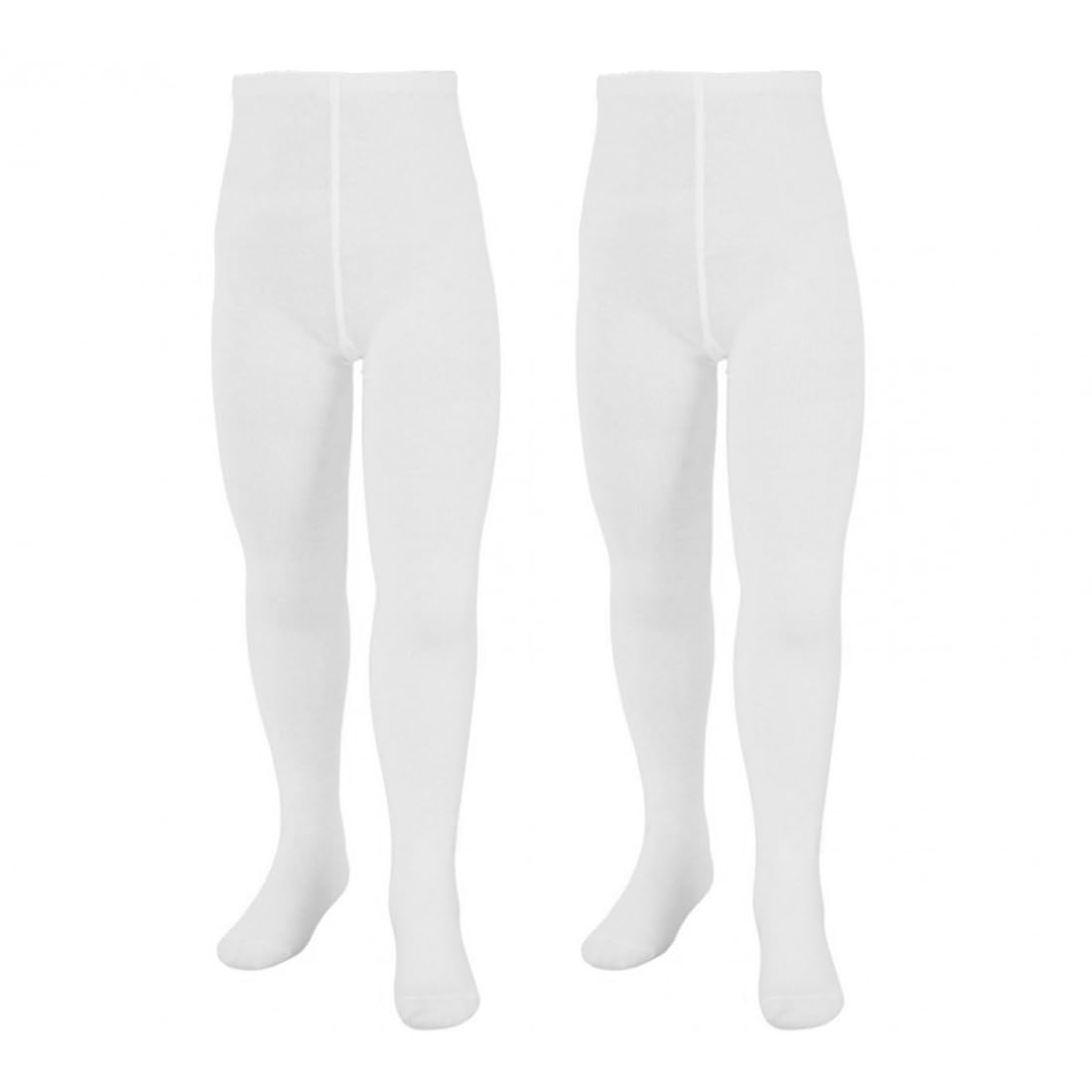 Medias Leggins para Niñas Blanco, Leggins con Punta de Media Calcetín, Medias para Ballet, Medias para Niñas, Medias para Comunión, Danza, Gimnasia,