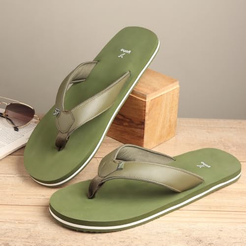 Image of YOHO OAK's Big Size Slipper for Big Feet Mens |Soft Ortho slippers | Soft comfortable and stylish flip flop slippers for men| Plus size slipper