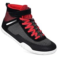 Hsyooes Tênis esportivo masculino de luta livre, Preto/vermelho, 11 Wide