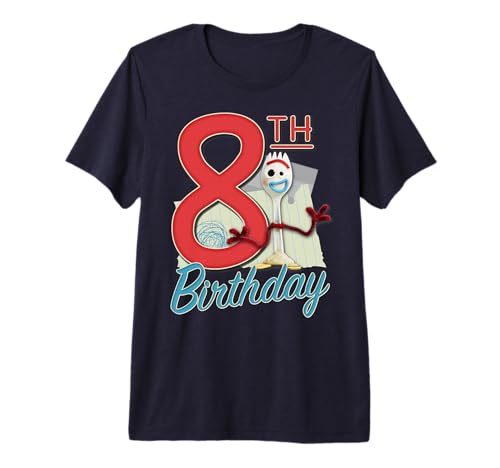 T-shirt Forky Anniversaire 8 Ans Enfant pour Fête Toy Story 4
