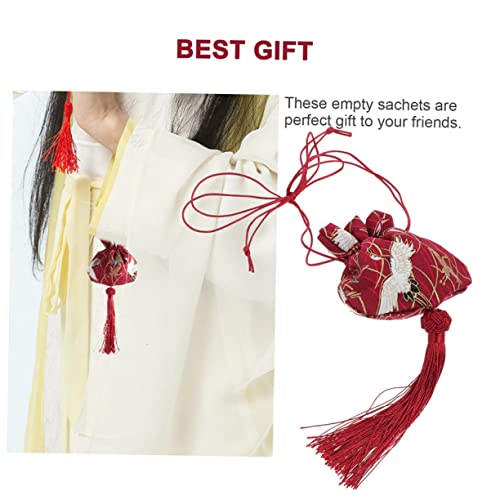 Bolsa sachet vacía decorativa portátil 3 piezas miniatura 4