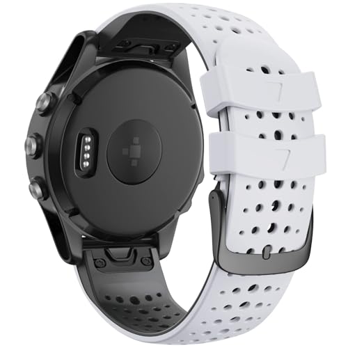 Bracelet de montre 22mm en silicone PURYN pour Garmin Fenix 7 6 5 et Pro