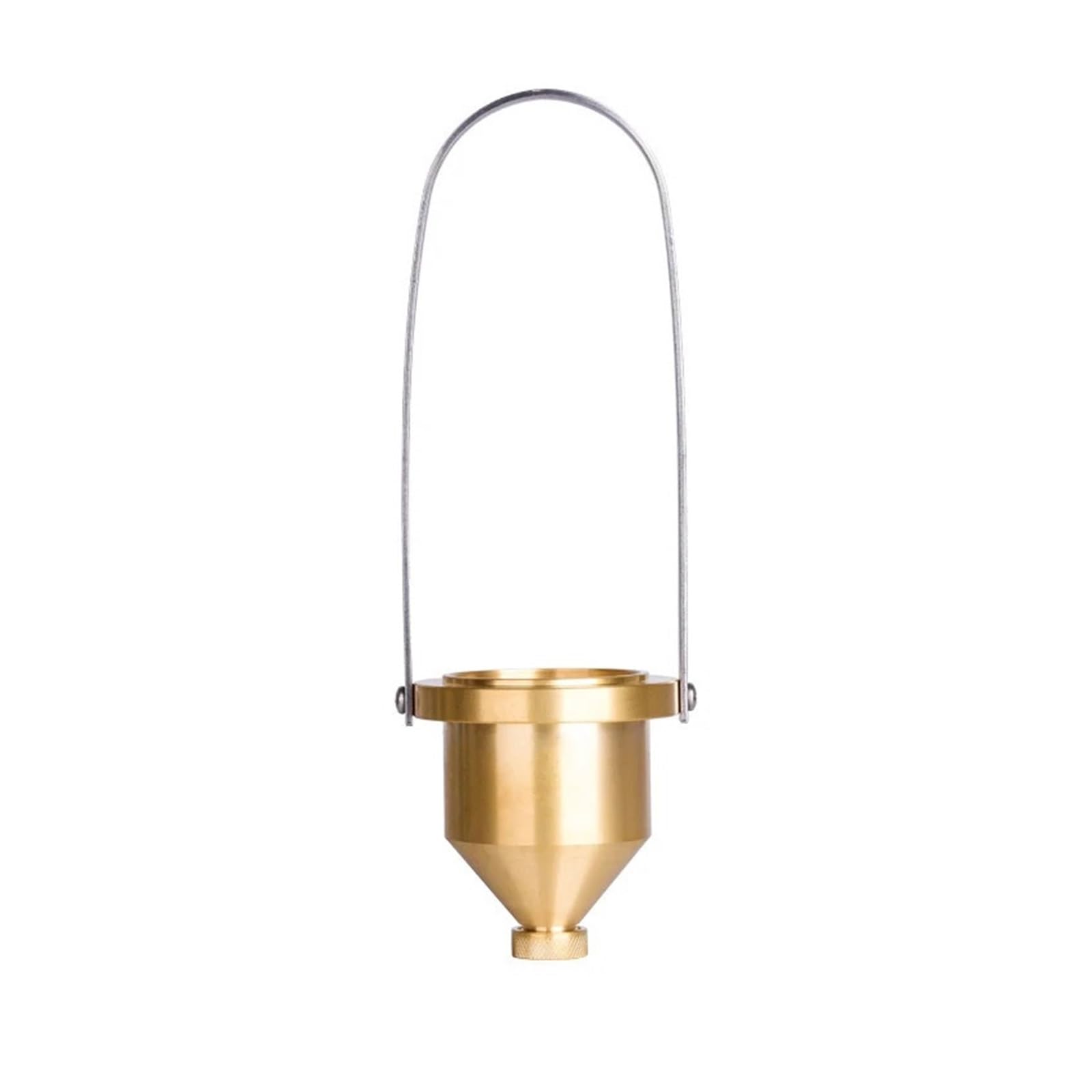 Gqnblvhzupdm One Color Viscometer Portable Viscometer Desktop Paint Pigment Viscosity Test Brass Flow Cup 100±1Ml