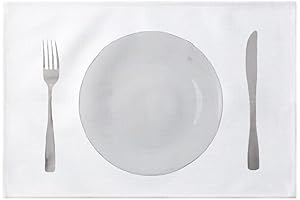 Blank White Placemats for Weddings, Parties, and Dining