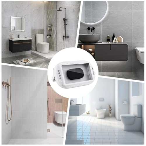 Support de téléphone portable de douche anti-buée et tactile pour mur