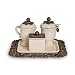 The GG Collection Creamer/Sweetener Set On Tray