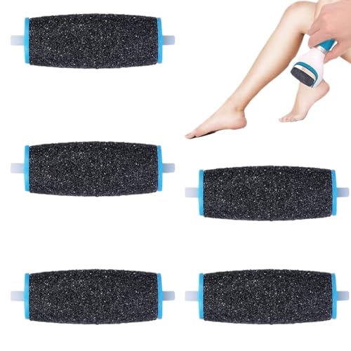5 Pcs Rulli Ricambi Compatibile Con Scholl Velvet Smooth, Pietra Pomice Per Piedi, Raspa Piedi,Rullo Di Ricambio Per Scholl, Efficace Cura Dei Piedi, Esfoliazione E Rimozione Dei Calli