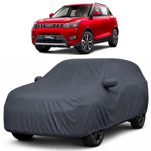 Image of Autofact Premium Car Cover for XUV 300 | All Weather Waterproof Full Body Car Cover | Light-Weight Triple-Stitched Outdoor Shield with UV Protection, Dustproof & Heat-Resistant
