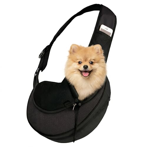 Bolsa Canguru Pet Mochila Transporte Cães Cachorro Gato Gatos Pequeno Porte Tamanho S até 3 kg Frontal Sling Ombro Confortável Seguro Ventilação Panorâmica Visão Ar Livre Passeio Viagem