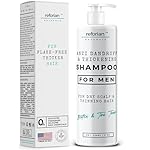 Anti Dandruff Shampoo for Men Tea Tree Oil Shampoo for Dandruff Treatment Natural Zinc Shampoo for Thinning Hair Thickening Shampoo for Men Hair Loss Mens Biotin Shampoo