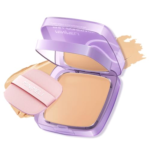 MINIMELI Always-on Full Coverage Creamy Foundation Waterproof & Long Lasting BB Cushion with SPF 30 Foundation Makeup Buildable Formula - Blurring Smoothing & Nourishing (#05 Warm Nude)