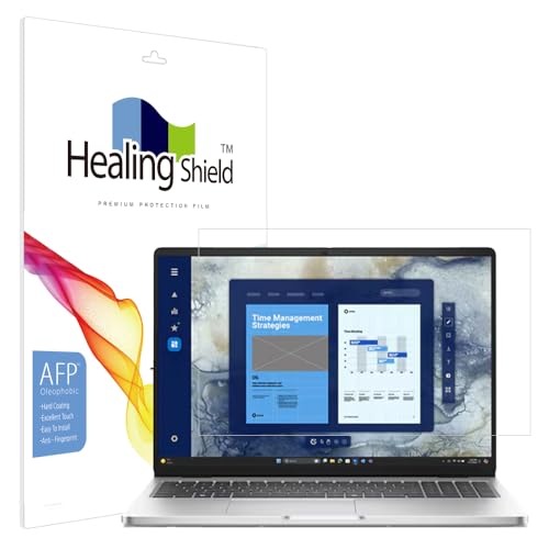 Healingshield �X�L���V�[���t���ی�t�B���� Screen Protector Oleophobic AFP Clear Film Compatible with Dell Pro 16 PC16250