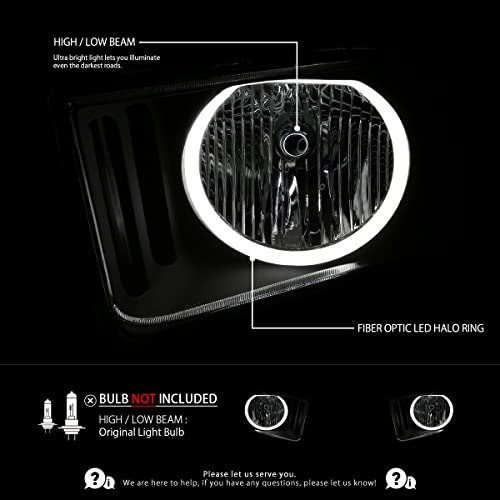 Autozensation LED Halo Headlights for 2005-2009 Ford Mustang - Image 3