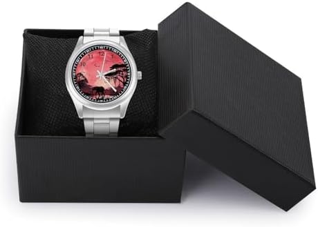 Minimalist Stainless Steel Band Watch for Man, Business Wristwatch — view 2