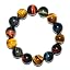 18MM Mixed Tigers Eye Mens Bracelet