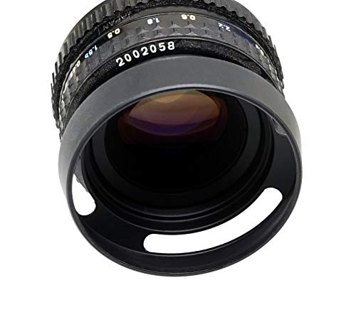 Fotasy 40.5Mm Metal Curved Lens Hood, 40.5Mm Vented Hood, 40.5Mm Lens Hood For Fuji Leica Leitz Panasonic Olympus Panasonic Sony Lens, 40.5Mm Screw-In Lens Hood #TOP4