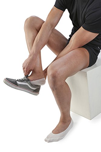 Gafitex-Spikenergy Foot Protektoren-Evita rossori der Haut, Schmerzen reomatismi, Pilzbildung und schlechtes odore. Ideal für Sport und jede Jahreszeit. L weiß