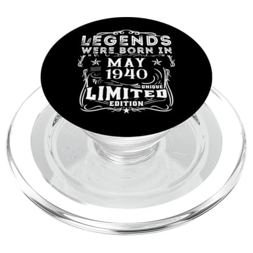 Cumpleaños Mayo 1940 Edición Limitada Regalo Legend May PopSockets PopGrip para MagSafe