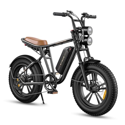 ENGWE M20 Bici Elettrica Per Adulti, Batteria Rimovibile Da 48V 26AH/13AH, Bicicletta Elettrica Fuoristrada, Pneumatici Larghi Da 20 * 4.0, Fino a 150KM Doppia Sospensione(Batteria singola, Nero)